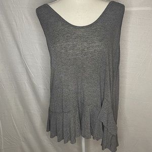 Gray Boho Vintage Havana Tank Top